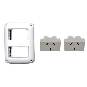 TOMA DOBLE 10A SUPERFICIE APLICAR EXULTT - Vista 1