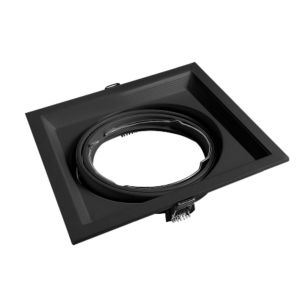 CARDANICO AR111 MACROLED DE EMBUTIR X1 MARCO NEGRO