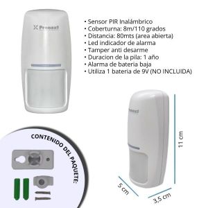 KIT 3 ALARMA INALAMBRICA WIFI + FREE APP CELULAR + GOOGLE HOME - Vista 1