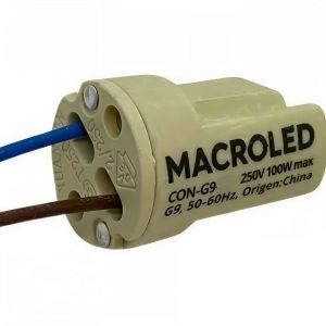 ZOCALO G9 CORTO 220V MACROLED