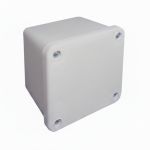 CAJA DE PASO ESTANCA IP65 EXTERIOR 90 X 90 X 75 MM GRIS