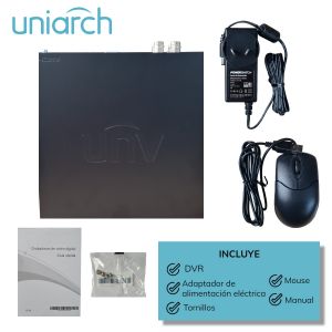 XVR HÍBRIDA G3 SERIES  CANALES  4 BNC + 2 IP UNIVIEW - Vista 3