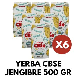 PAQUETE YERBA CBSE JENGIBRE 500 GR X 6 UNIDADES - Vista 1