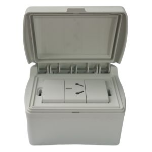 TAPA CAPSULADA EXTERIOR RIGIDA APLICAR + 1 TOMA ESPECIAL EXULTT URBANA - Vista 1