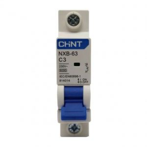 LLAVE TERMICA UNIPOLAR 1X3A 6KA CURVA C CHINT
