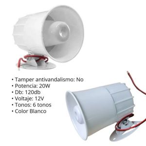 KIT ALARMA PARA OBRAS CONSTRUCCIONES TERRENOS C/ REFLECTOR LED 20W Y SENSOR DE MOVIMIENTO - Vista 1