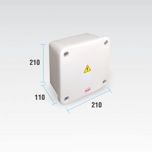 CAJA DE PASO ESTANCA IP65 EXTERIOR 210 X 210 X 110 MM - Vista 1