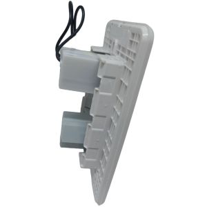 LLAVE TOMA 10A Y USB DOBLE 3 AMP JELUZ MITO BL/NG - Vista 1