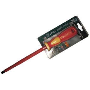 DESTORNILLADOR CON AISLACION PLANO 8.0X175MM 1000V PROSKIT