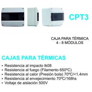 TABLERO ELECTRICO P/ TERMICA 4 A 8 MODULOS STAR BOX - Vista 5