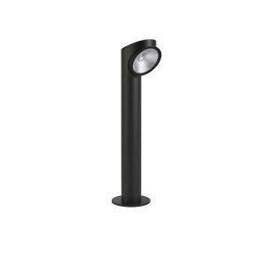 APLIQUE LED TIPO BOLARDO NEGRO 12W LEIA DISEÑO MODERNO LEUK