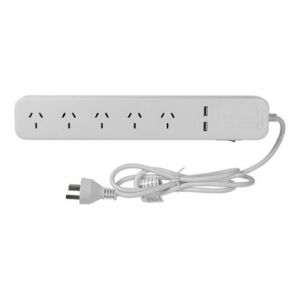 PROLONGADOR ZAPATILLA 5 TOMAS + 2 USB (1A Y 2A) BLANCO CON CABLE DE 1,5MTS SCHNEIDER
