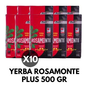 YERBA ROSAMONTE PLUS 500 GR X 10 UNIDADES - Vista 1
