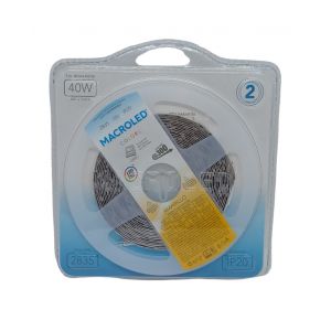 CINTA LED 40W 12V 2835 IP 20 X 5 MTS MACROLED - Vista 3