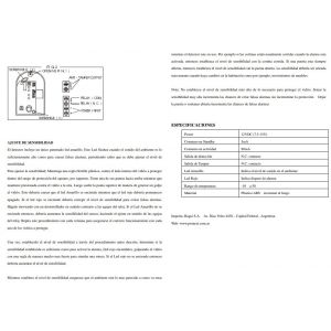 SENSOR ROTURA DE VIDRIO 9-16V CD CON LED INDICADOR PRONEXT - Vista 4