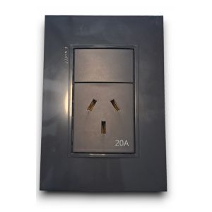 SET ARMADO TOMA 20A GRIS DE TOPO PLEIN EXULTT