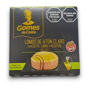LATA DE LOMO ATUN CLARO EN ACEITE GOMES 170 GR (11765) - Vista 1