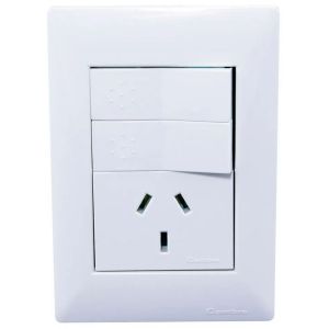 SET ARMADO 2 PUNTOS Y TOMA ESPECIAL CAMBRE SIGLO XXII BLANCO - Vista 1