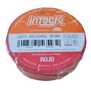 CINTA AISLADORA PVC 20 MTS INTECK - Vista 12