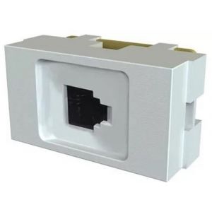 MODULO TOMA TELEFONICA RJ11 DE 4 VIAS JELUZ PLATINUM