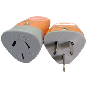 FICHA MACHO Y HEMBRA 3 PATAS 10A AXIAL NARANJA EXULTT - Vista 1