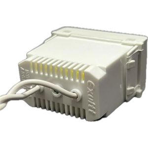 MODULO 1 CARGADOR USB 3A CARGA RAPIDA BLANCO DUNA EXULTT - Vista 2