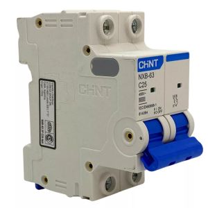 LLAVE TERMICA BIPOLAR 2X25A 6KA CURVA C CHINT - Vista 1