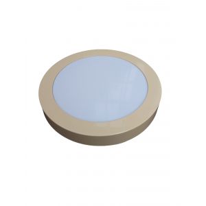 PANEL LED 18W APLICAR REDONDO AMARILLO PASTEL 6000K STAR BOX