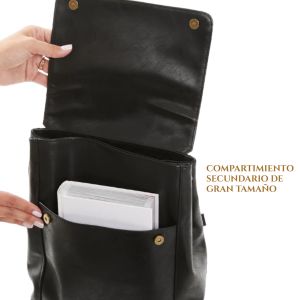 MOCHILA ECO CUERO MODERNA URBANA PAULA LIBERTA - Vista 35