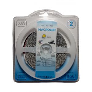 CINTA LED 80W 24V 2835 IP 20 X 5 MTS MACROLED - Vista 2