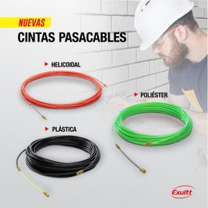 CINTA PASACABLE PLASTICA DE 7 MTS 3.8 DIAMETRO EXULTT - Vista 2