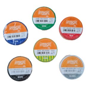 CINTA AISLADORA PVC 20 MTS INTECK - Vista 24