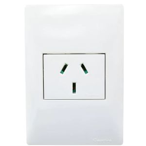 SET ARMADO TOMA CORRIENTE 20A CAMBRE SIGLO XXII BLANCO - Vista 1