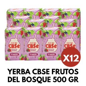 YERBA CBSE FRUTOS DEL BOSQUE 500 GR X 12 UNIDADES - Vista 1