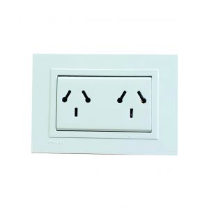 SET ARMADO TOMACORRIENTE DOBLE (1 MODULO) ESPECIAL LINEA URBANA EXULTT