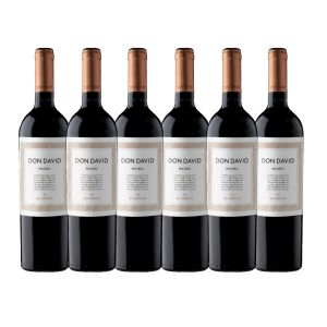 VINO DON DAVID MALBEC 750 CC X 6 UNIDADES