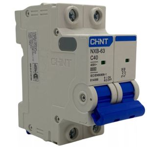 LLAVE TERMICA BIPOLAR 2X40A 6KA CURVA C CHINT - Vista 1