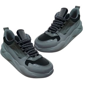 ZAPATILLAS MALLORCA GRIS MUJER PLATAFORMAS MODA GOMA LIBERTA - Vista 2