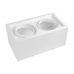PLAFON CARDANICO AR111 X2 BLANCO