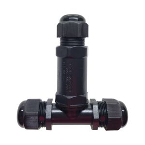 FICHA EMPALME IP65 3 PINES PROTECCION UV 1 ENTRADA 2 SALIDAS 32A INTEK