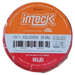 CINTA AISLADORA PVC 20 MTS INTECK - Vista 13