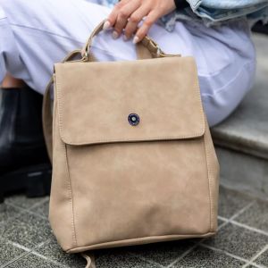 MOCHILA ECO CUERO MODERNA URBANA PAULA LIBERTA - Vista 5