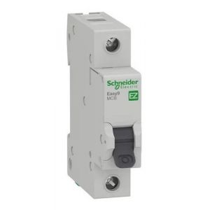 INTERRUPTOR TERMOMAGNETICO 1X20 SCHNEIDER - 4.5KA CURVA C E9