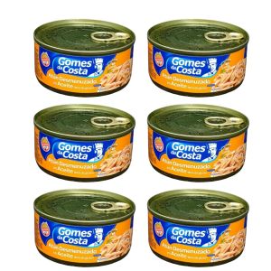 LATA DE ATUN DESMENUZADO EN ACEITE GOMES 170 GR X 6 UNIDADES
