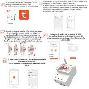 LLAVE TERMICA Y DISYUNTOR 2X10A WIFI SMART DOMOTICA - Vista 5