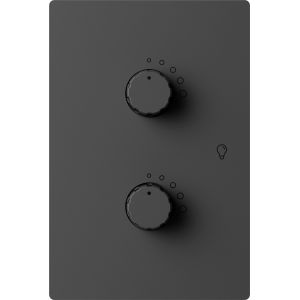 SET ARMANDO DIMMER LED DOBLE MILAN GRIS MACROLED