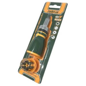 KIT DESTORNILLADOR CRICKET 8 EN 1 MANGO + 7 PUNTAS 1/4 JADEVER - Vista 2