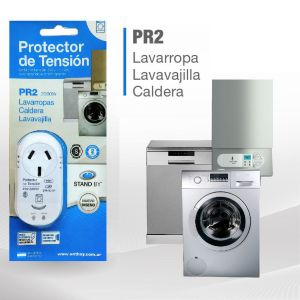 PROTECTOR DE TENSION 2200W LAVARROPA STAND BY - Vista 2