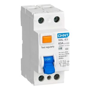 DISYUNTOR BIPOLAR 2X63A 30 MA (CLASE AC) 6KA CHINT