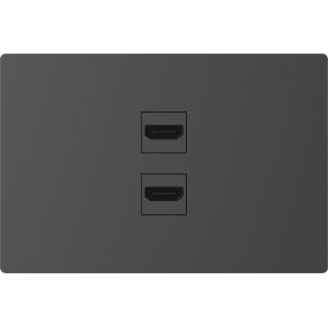 SET ARMADO CONECTOR HDMI MILAN GRIS MACROLED